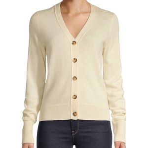 En Thread Merino Wool & Cashmere Cardigan